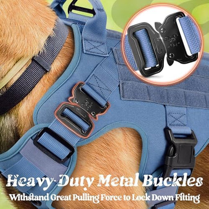 rabbitgoo Tactical Dog Harness X-Large, Heavy Duty Military No Pull Vest - Image 2