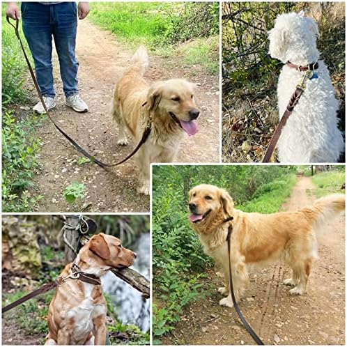 Leather Dog Leash - 6ft x 1/2 inch - Image 6