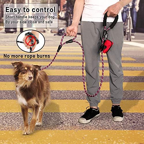 Plutus Pet Rope Dog Leash 6ft Long, Traffic Padded Two Handle, Heavy Duty - Image 3