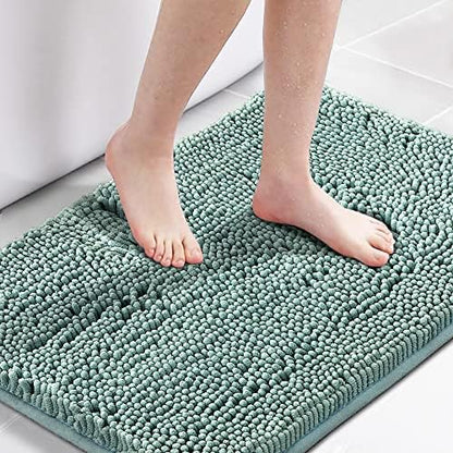 H.VERSAILTEX Bath Mat for Bathroom Non Slip Luxury Chenille Ultra Soft Bath by HVERSAILTEX