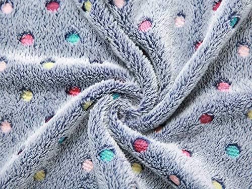 1 Pack 3 Blankets Super Soft Cute Dot Pattern Pet Blanket Flannel Throw - Image 5