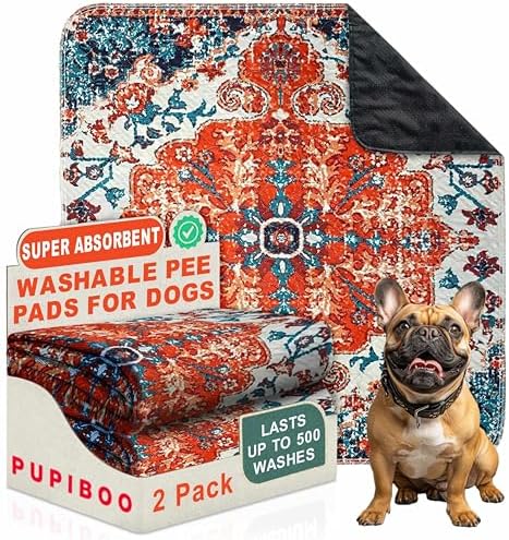 PUPIBOO Washable Pee Pads for Dogs and Cats by PUPIBOO