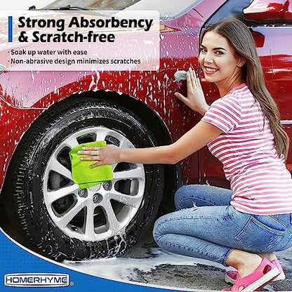 Microfiber Towels for Cars, 24 Pack Microfiber Cleaning Cloths, 11.5"*11.5" - Image 6