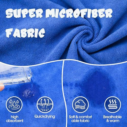 Super Absorbent Dog Bathrobe, Fast-Drying Robe - Image 2