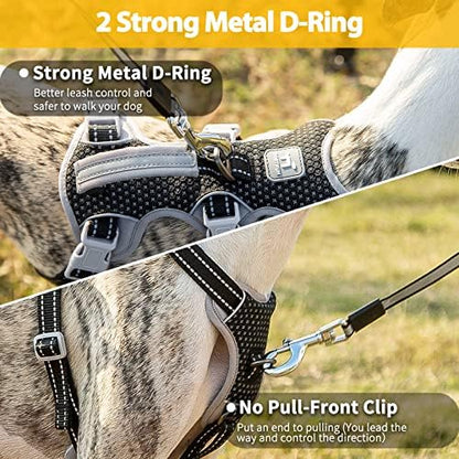 Huntboo Escape Proof Dog Harness, No Pull Reflective Harness - Image 4
