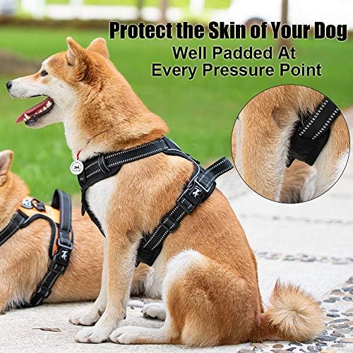 PoyPet No Pull Dog Harness Large, Reflective Vest - Image 6