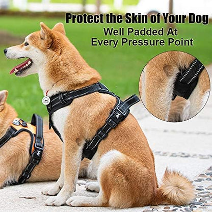 PoyPet No Pull Dog Harness Large, Reflective Vest - Image 6