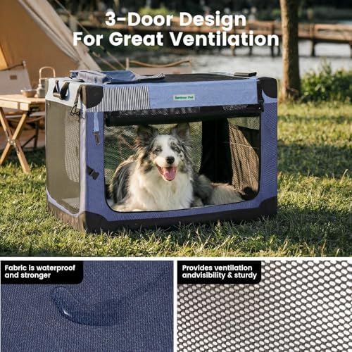 Gardner Pet Soft Collapsible Dog Crate - Image 2