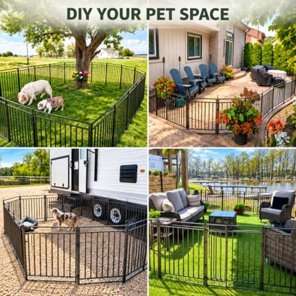 Thickened Outdoor Dog Fence, 16 Panels - Image 3