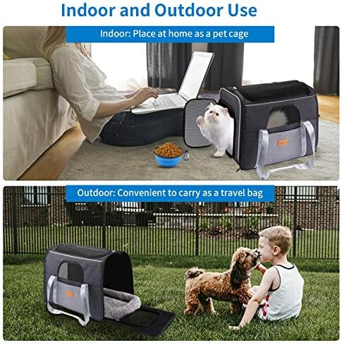 Morpilot Top and Side Expandable Cat Carrier, Collapsible Soft-Sided Pet Carrier - Image 6