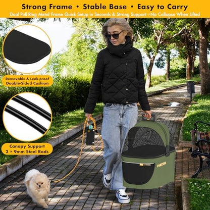 PAWZIDEA Portable Small Dog Crate - Image 5