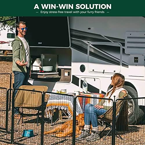 FXW Rollick Dog Playpen, Yard & RV Camping, 48 Panels - Image 2