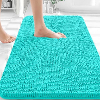 OLANLY Bathroom Rugs 36x24, Extra Soft Absorbent Chenille Bath Rugs by OLANLY