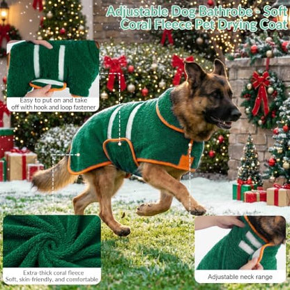 Bienbee Dog Bathrobe, Super Absorbent - Image 4
