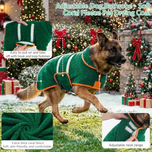 Bienbee Dog Bathrobe, Super Absorbent - Image 4