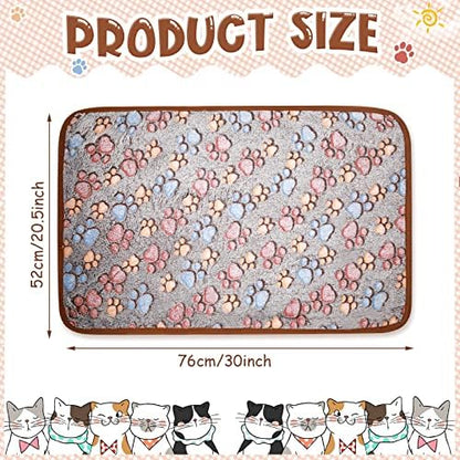 Tatuo 4 Pack Fleece Dog Blanket - Image 3