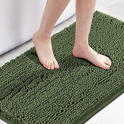 H.VERSAILTEX Microfiber Bath Rugs Chenille Floor Mat Ultra Soft Washable by HVERSAILTEX