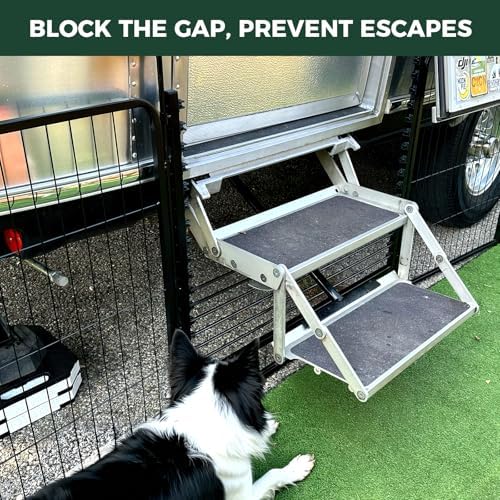 FXW Rollick Dog Playpen with RV Step Grid, 16 Panels - Image 4