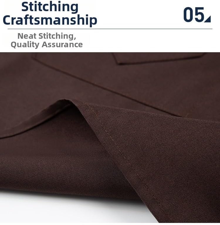 Kitchen Apron Waterproof with Pockets, Oil Proof Adjustable - Image 6