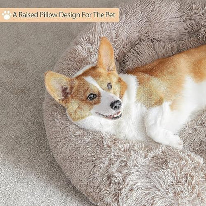 WNPETHOME Large Round Calming Dog Bed Cat Bed - Image 4