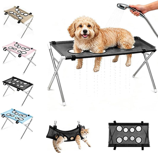 Foldable, Adjustable Grooming Bed by Unknown