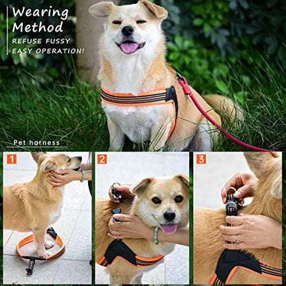 Dog Harness No Pull Ultra Soft Breathable Padded Pet Harness 2 Adjustable Botton - Image 3