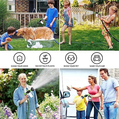 Garden Hose Nozzle, High Pressure Spray Gun Nozzle, 8 Spray Patterns - Image 5