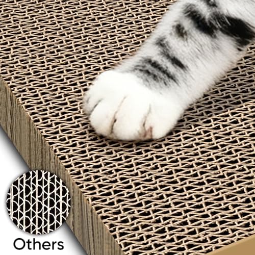 Cat Scratcher 6-Pack Refills, Large Cardboard Pads - Image 6