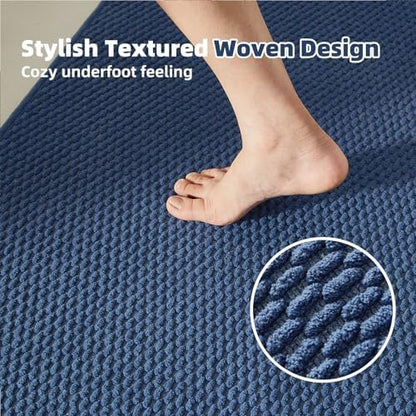TYUU Bathroom Rugs Non Slip Washable, Super Absorbent Thin Bath Mat Small Quick - Image 3