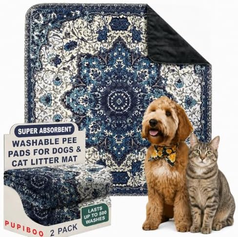 PUPIBOO Washable Pee Pads for Dogs and Cats by PUPIBOO