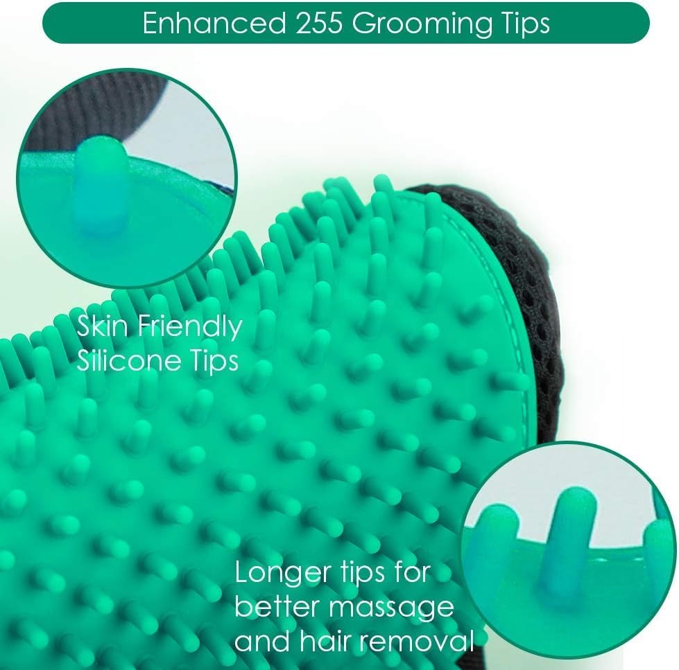 Pet Hair Removal Glove with 255 Silicone Tips - Image 3