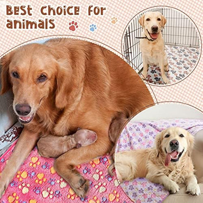 Tatuo 4 Pack Fleece Dog Blanket - Image 4