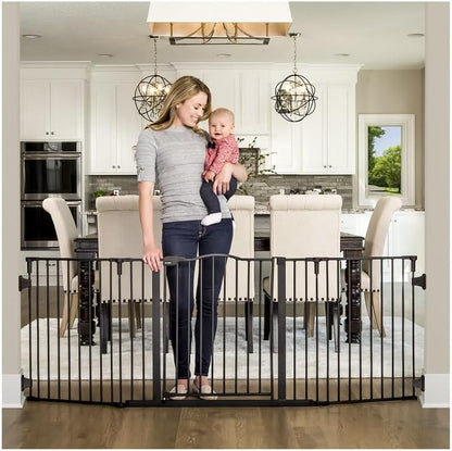 Regalo Safety 56"-74.5" Super Wide Configurable Baby Gate by Regalo