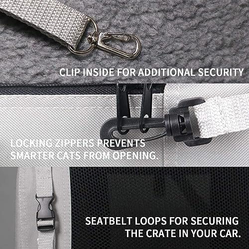 Extra Large Cat Carrier Soft Sided, Portable Small Dog Carrier - Image 2