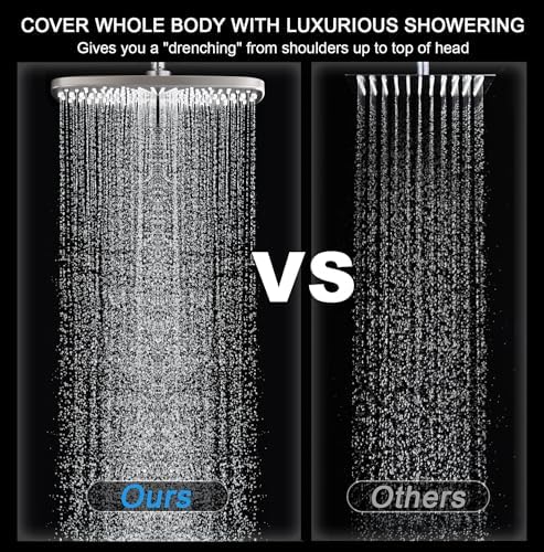 Rain Shower Head with Handheld Showerhead, Nickel 1.75GPM 460311 - Image 4