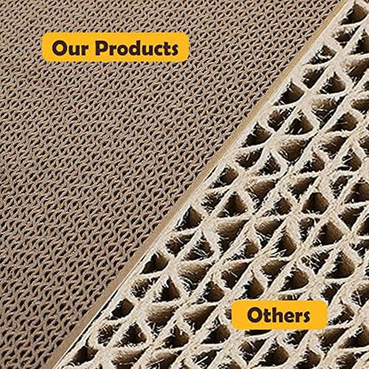 Smartbean Cat Scratcher, 17.3"L x 7.9"W x 4.7"H, Reversible Design - Image 4