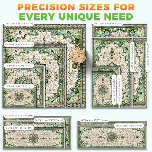Hompet Cat Litter Mat 2 Pack, 36x48 Large Machine Washable Trapping Mats - Image 7