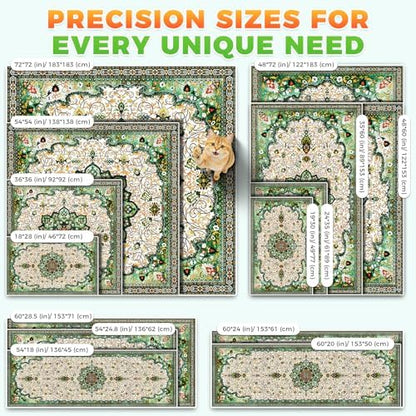 Hompet Cat Litter Mat 2 Pack, 36x48 Large Machine Washable Trapping Mats - Image 7
