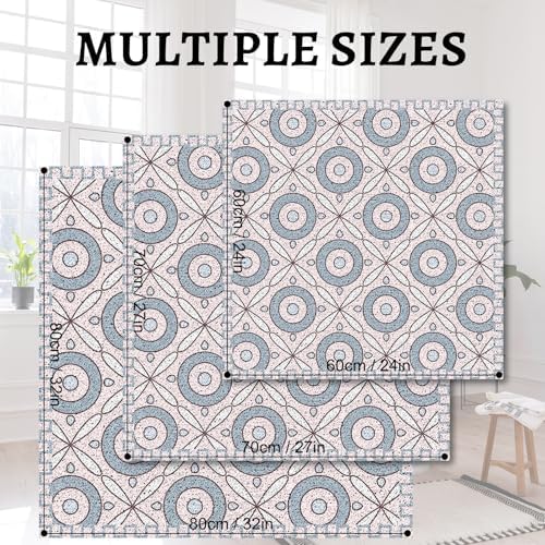 Square Non Slip Shower Mat, Loofah Shower Mats - Image 5