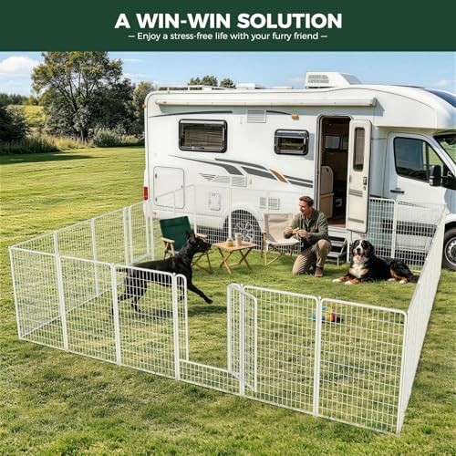 FXW Rollick Dog Playpen, Yard & RV Camping, 16 Panels - Image 2