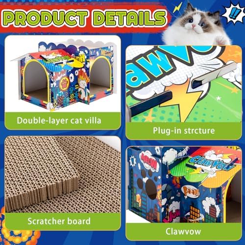 2 Story Cardboard Cat House - Image 3