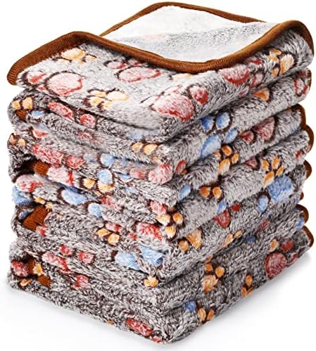 Tatuo 4 Pcs Fleece Dog Blankets by Tatuo