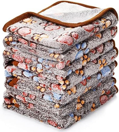 Tatuo 4 Pcs Fleece Dog Blankets by Tatuo