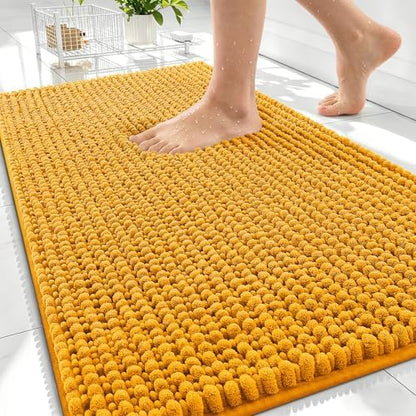 OLANLY Thick Chenille Absorbent Bathroom Rugs Mat 30x20 by OLANLY
