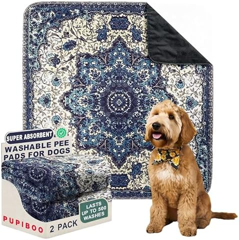 PUPIBOO Washable Pee Pads for Dogs and Cats by PUPIBOO