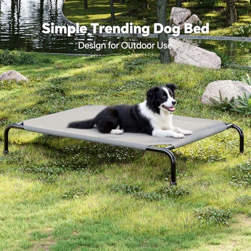 Simple Trending Raised Dog Bed for Large Dogs, Waterproof XL Dog Cot - Image 6