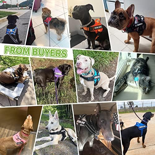 voopet Service Dog Harness, Emotional Support Pet Vest Harness, Reflective - Image 5