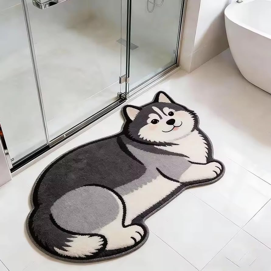 3D Realistic Dog Shaped Bath Mat & Floor Rug - Image 2