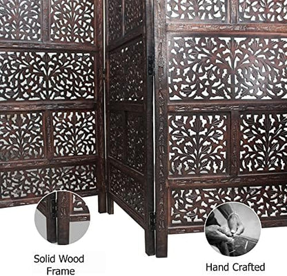COTTON CRAFT Room Divider Wood Screen - Image 6