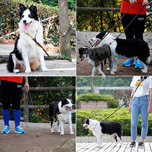 Multi Function 8ft Leather Dog Leash, Genuine Leather Leash Hands Free Dog - Image 6